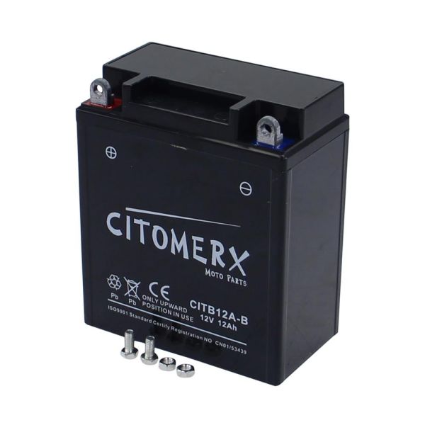 Batterie YB12A-B 12V/12AH für Motorrad (160856)