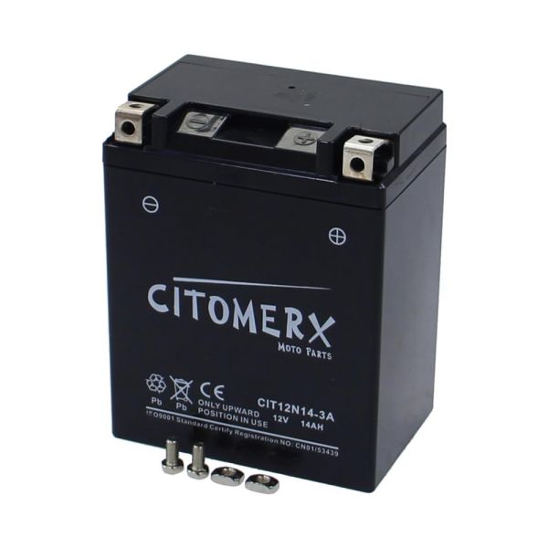 Batterie 12N14-3A 12V/14AH für Motorrad (160846)